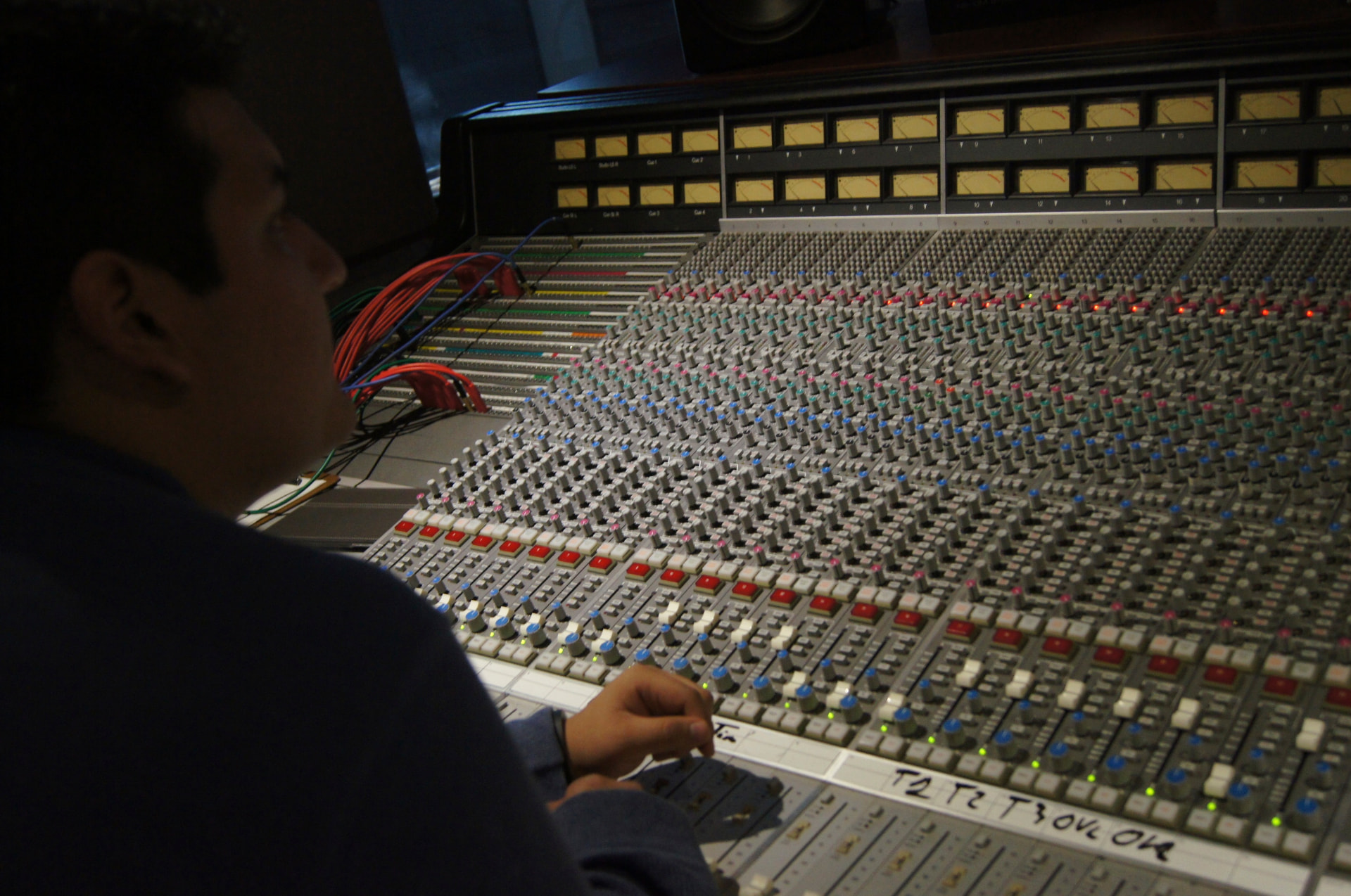 Andreas Gueta en el estudio